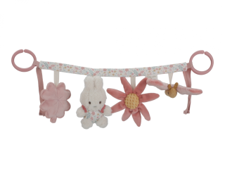 Reťaz na kočík králiček Miffy Lucky Blossom Little Dutch