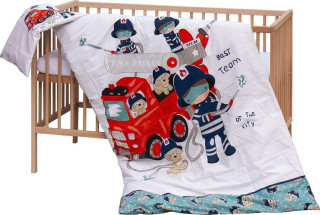 Detská postieľka s kompletnou výbavou Scarlett 120 x 60 cm - Firo