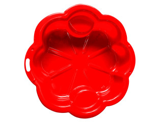 Pieskovisko kvetina červené 107 x 107 cm