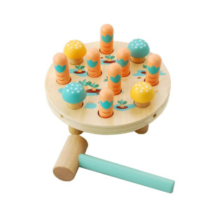 Drevená zatĺkačka - mrkvové pole