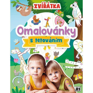 Omaľovánky s tetovaním Zvieratká