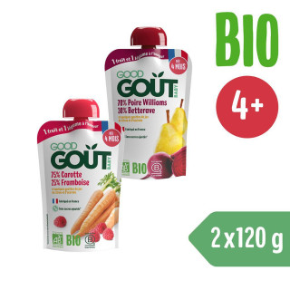 Good Gout BIO Kapsičky ovoce a zelenina (2× 120 g)