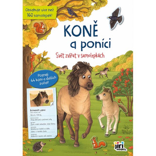 Svet zvierat v samolepkách Kone a poníky