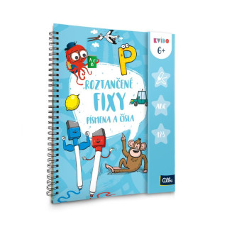 Roztancované fixy 6+ Písmená a čísla Albi
