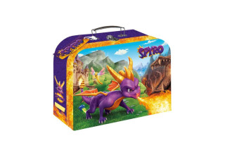 Kufrík/Kufor školský papierový Spyro 25x18x9 cm
