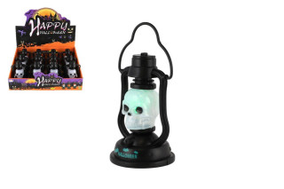 Mini lampička/svietidlo strašidelné Halloween so svetlom a zvukom