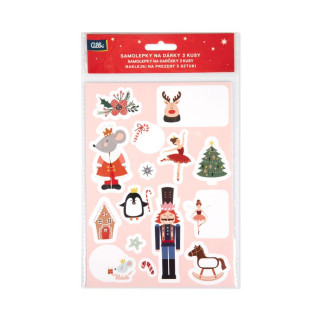 Samolepky na darčeky 3 ks - Vianoce pre deti