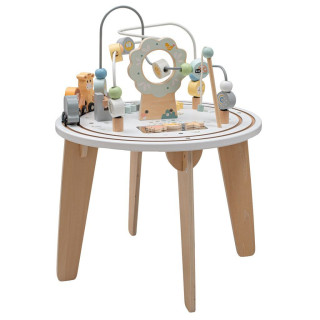 Drevený multifunkčný stolček Montessori Baby Mix