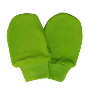 Rukavice bavlna jednofarebné sýta zelená Esito