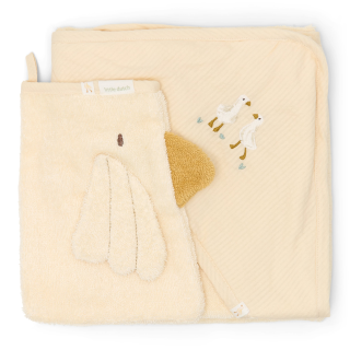 Darčeková sada s osuškou Husa Newborn Naturals Little Dutch