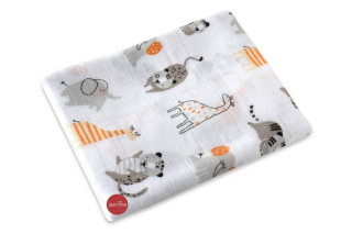 Bambusová plienka 120x120 cm Animals