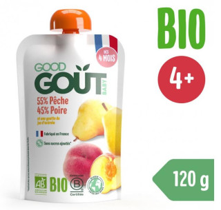 Good Gout BIO Broskyňa s hruškou (120 g)