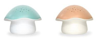 Projektor nočnej oblohy s bielym šumom a senzorom plaču Star Mushroom Pabobo