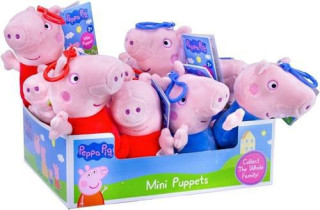 Plyšové Prasiatko Peppa s klipom 16 cm