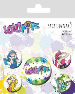 Lollipopz set odznakov