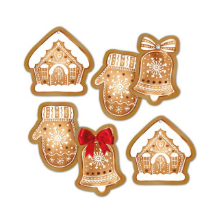 Darčeková visačka 6 ks - Perníčky