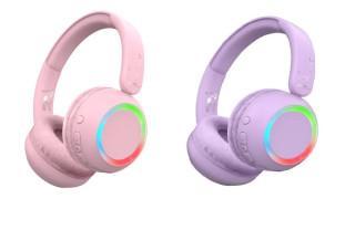 Bezdrôtové slúchadlá s podsvietením Lalarma