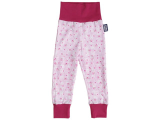 Nohavice s protišmykom bavlna zajac ružový