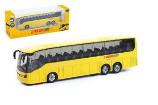 Autobus RegioJet kov/plast 18,5 cm na spätné natiahnutie