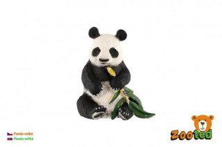 Panda veľká zooted plast 8 cm