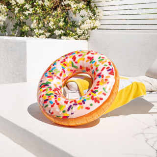Nafukovací kruh donut s posypom 1,14m Intex 56263
