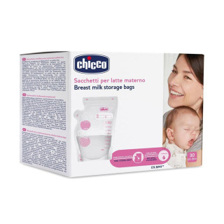 Vrecká na materské mlieko 250 ml 30 ks Chicco