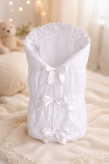 Zavinovačka klasická štvorcová madeira 2 volániky