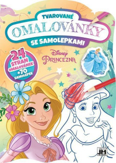 Tvarované omaľovánky Disney Princezné