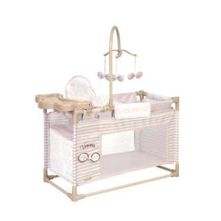 Moja prvá postieľka pre bábiky s hracím centrom Verona DeCuevas