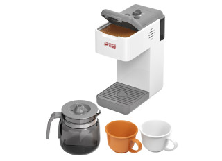 Kávovar s kanvicou a tečúcou vodou 20 cm