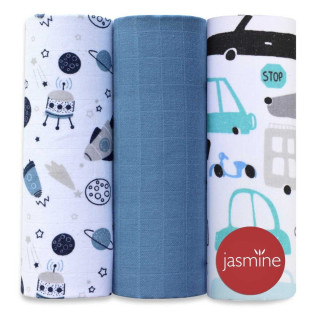 Mušelínové plienky 60x80 Boy 3 ks