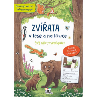 Svet zvierat v samolepkách Zvieratá v lese a na lúke