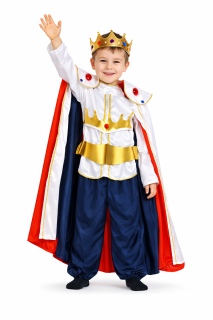 Set karneval - kráľ Veľ. M 110-120 cm