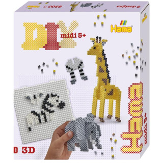 Darčeková sada 3D Safari MIDI Hama