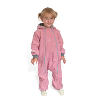Rastúca softshellová kombinéza s fleecom Shell pink Esito