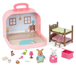 Sada v kufríku s postavičkami Detská izba