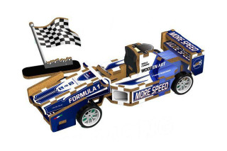 3D puzzle drevené - Formula 14 cm