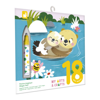 My arts&crafts Mini Zamatové omaľovánky Chutné zvieratká od 18 mesiacov Janod