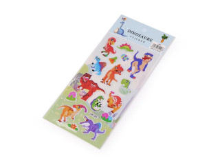 Samolepky plastické - dinosaury