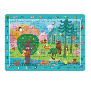 Puzzle Priatelia z lesa 45 x 31cm 80 dielikov