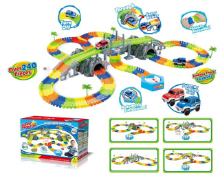 Variabilná dráha 240 dielov s tunelmi a točnou