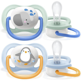 Cumlík Ultra air Philips Avent Zvieratko 0-6 m chlapec, 2 ks