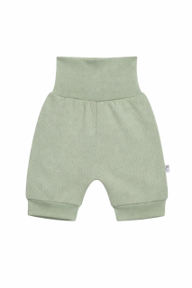 Dojčenské kraťasy vlnky mintová - Baby Service