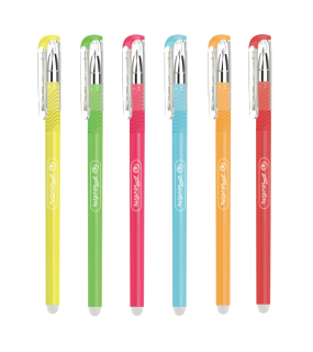 Gumovacie pero jednorazové Neónové