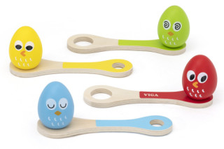 Drevená hra vajcia a lyžička Viga