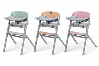 Kinderkraft Stolička jedálenská 3v1 Premium Livy