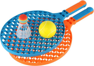 Súprava na soft tenis 2 pálky 40 cm + loptička a košíček