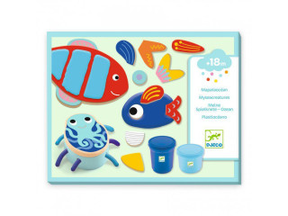 Sada s modelínou - Morské zvieratká Djeco