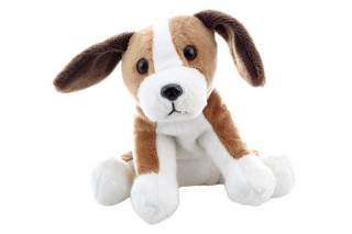 Plyšový pes bígel 14 cm