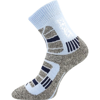 Ponožky detské zimné TRACTION vlnené svetlo modré